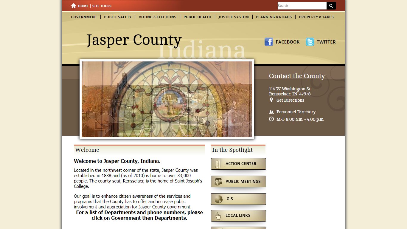 Find Case Information / Jasper County, Indiana