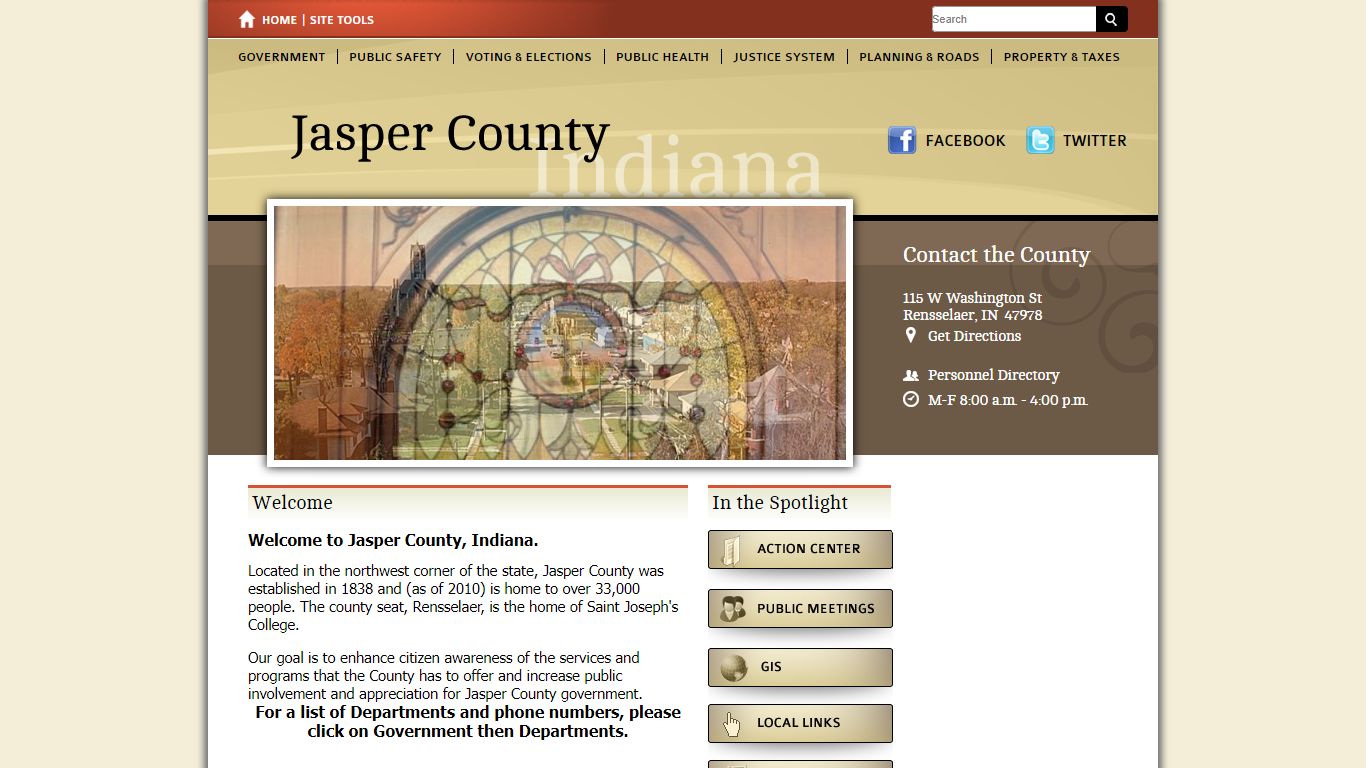Vital Records / Jasper County, Indiana